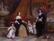 Gonzales Coques The Family of Jan Baptista Anthonie (mk25` Germany oil painting artist